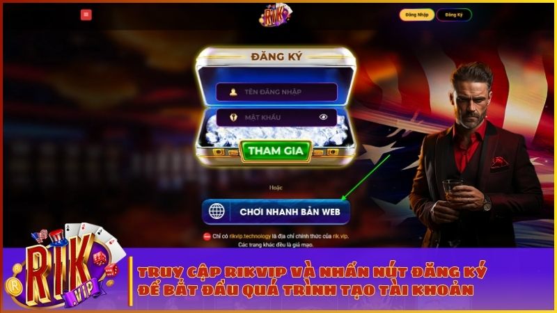 Truy cập https://arrampicata.com.co/ và nhấn nút Đăng Ký tại thanh công cụ để bắt đầu quá trình tạo tài khoản game nhanh chóng