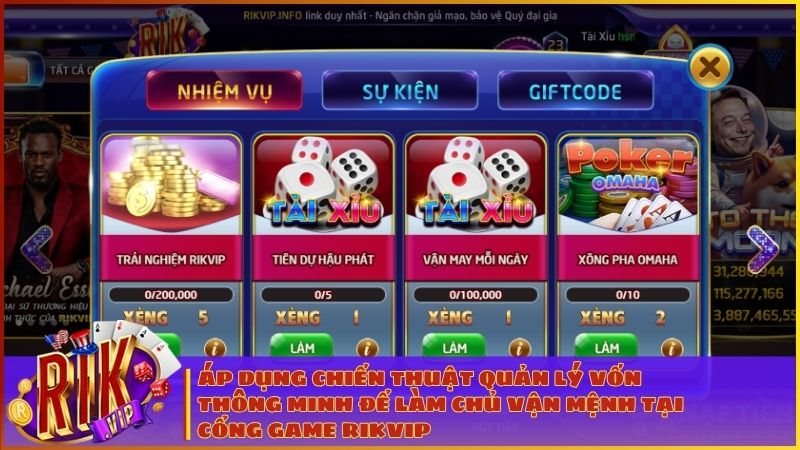 Thiết lập ngân sách và thời gian chơi hợp lý để làm chủ mọi ván cược Rikvip