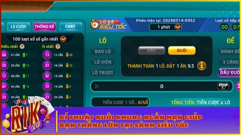 Áp dụng mẹo soi cầu nhanh giúp lô thủ bách phát bách trúng tại sảnh lô đề siêu tốc